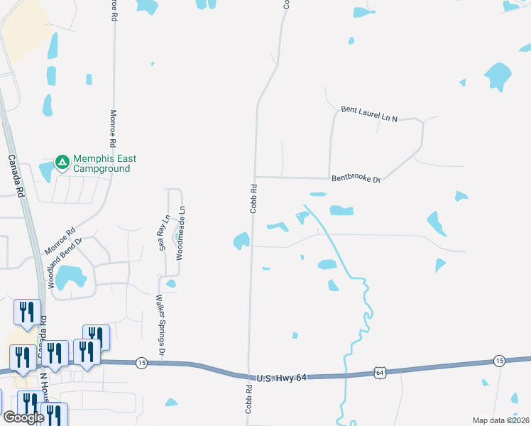 map of restaurants, bars, coffee shops, grocery stores, and more near 10300 Plantation Woods Drive in Lakeland