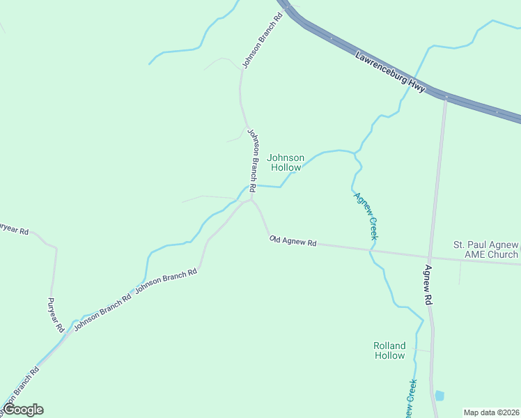 map of restaurants, bars, coffee shops, grocery stores, and more near 163-199 Johnson Branch Road in Pulaski