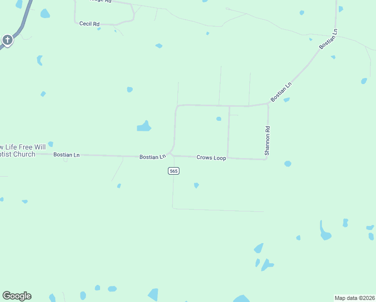 map of restaurants, bars, coffee shops, grocery stores, and more near 208 Bostian Lane in Morrilton