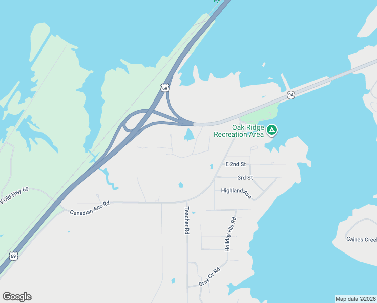 map of restaurants, bars, coffee shops, grocery stores, and more near 294 Walnut Ridge in Eufaula