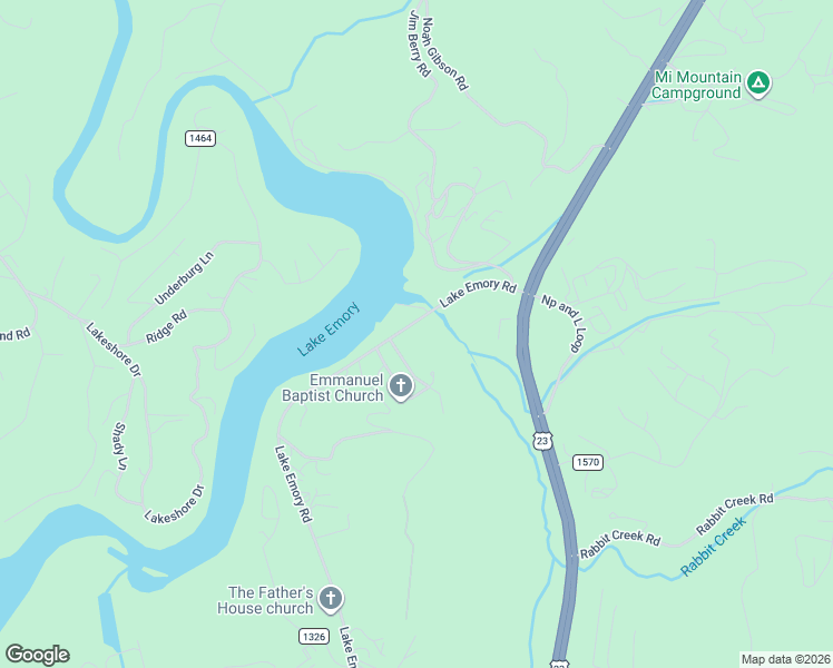 map of restaurants, bars, coffee shops, grocery stores, and more near 1776 Lake Emory Road in Franklin