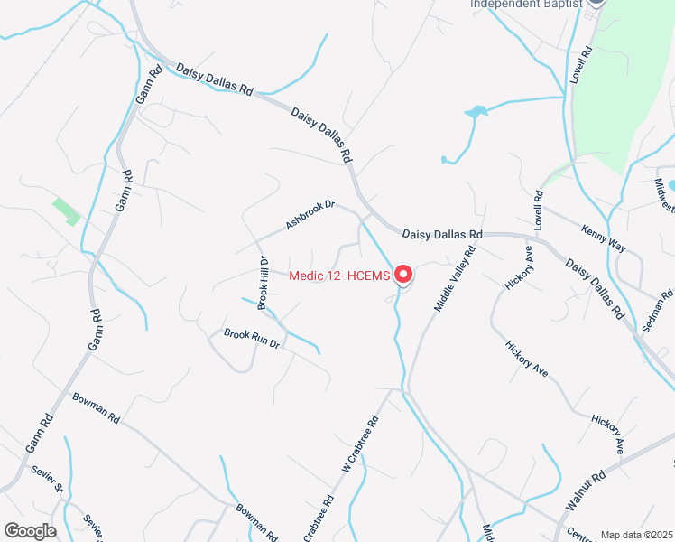 map of restaurants, bars, coffee shops, grocery stores, and more near 812 Northbrook Drive in Soddy-Daisy