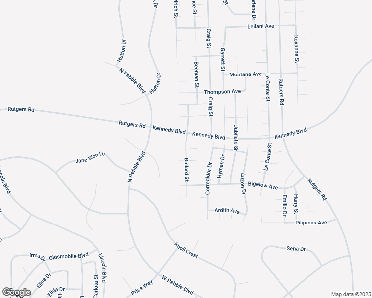 map of restaurants, bars, coffee shops, grocery stores, and more near Ballard Street in California City