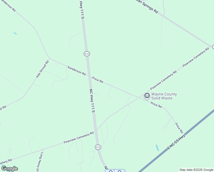 map of restaurants, bars, coffee shops, grocery stores, and more near 168 Price Road in Seven Springs