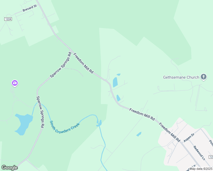 map of restaurants, bars, coffee shops, grocery stores, and more near 203 Freedom Mill Road in Gastonia