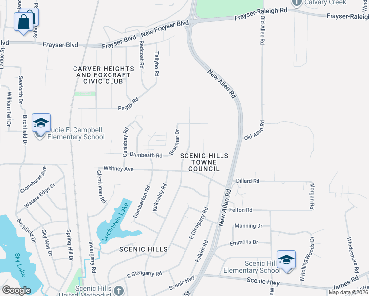 map of restaurants, bars, coffee shops, grocery stores, and more near 3235 Scotland Road in Memphis