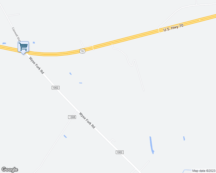 map of restaurants, bars, coffee shops, grocery stores, and more near in Wise Forks