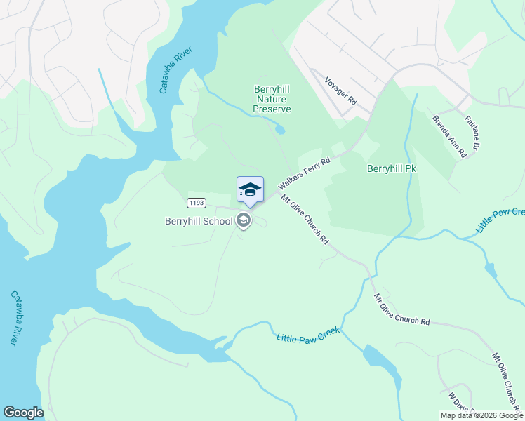 map of restaurants, bars, coffee shops, grocery stores, and more near 10431 Walkers Ferry Road in Charlotte