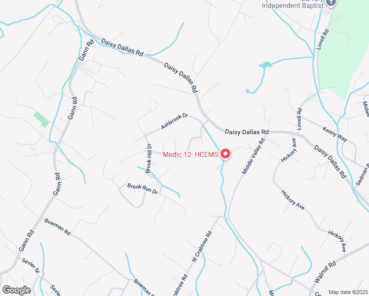 map of restaurants, bars, coffee shops, grocery stores, and more near 811 Northbrook Drive in Soddy-Daisy