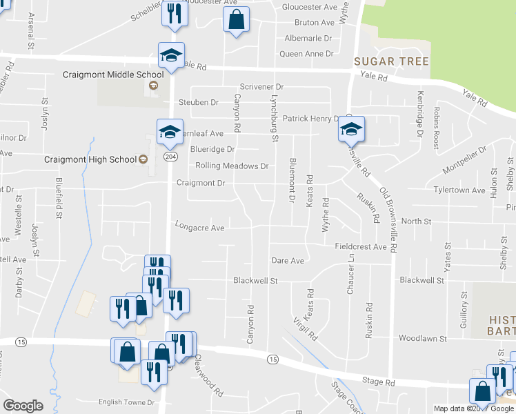 map of restaurants, bars, coffee shops, grocery stores, and more near 3235 Glen Logan Road in Memphis