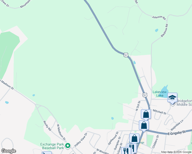 map of restaurants, bars, coffee shops, grocery stores, and more near in Pulaski