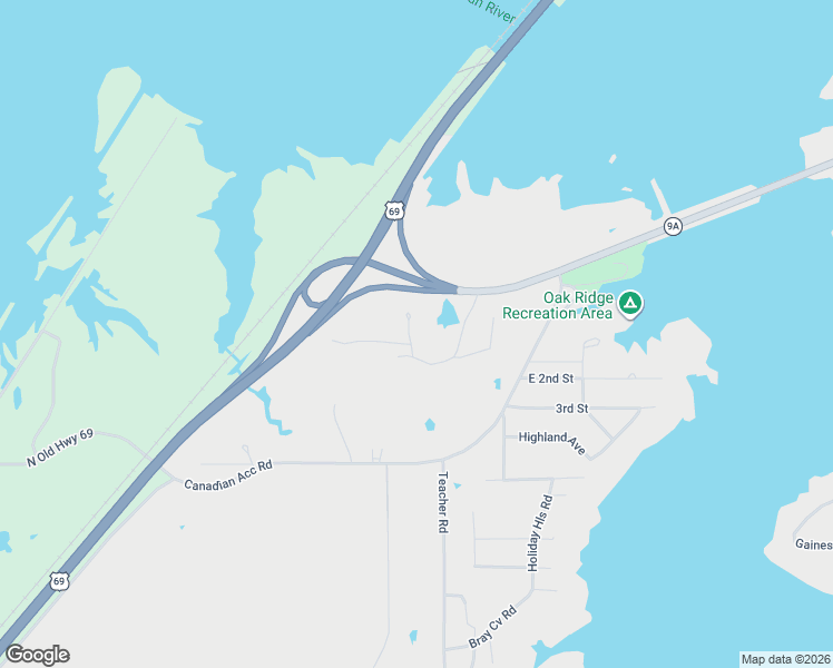 map of restaurants, bars, coffee shops, grocery stores, and more near 294 Walnut Ridge in Eufaula