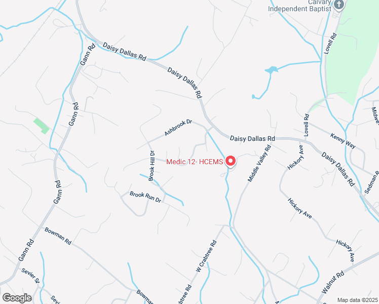 map of restaurants, bars, coffee shops, grocery stores, and more near 815 Northbrook Drive in Soddy-Daisy