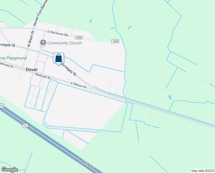 map of restaurants, bars, coffee shops, grocery stores, and more near 109 Mable Street in Dover