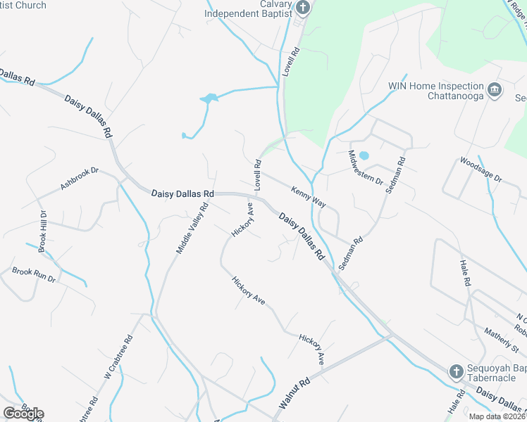 map of restaurants, bars, coffee shops, grocery stores, and more near 905 Hickory Avenue in Middle Valley