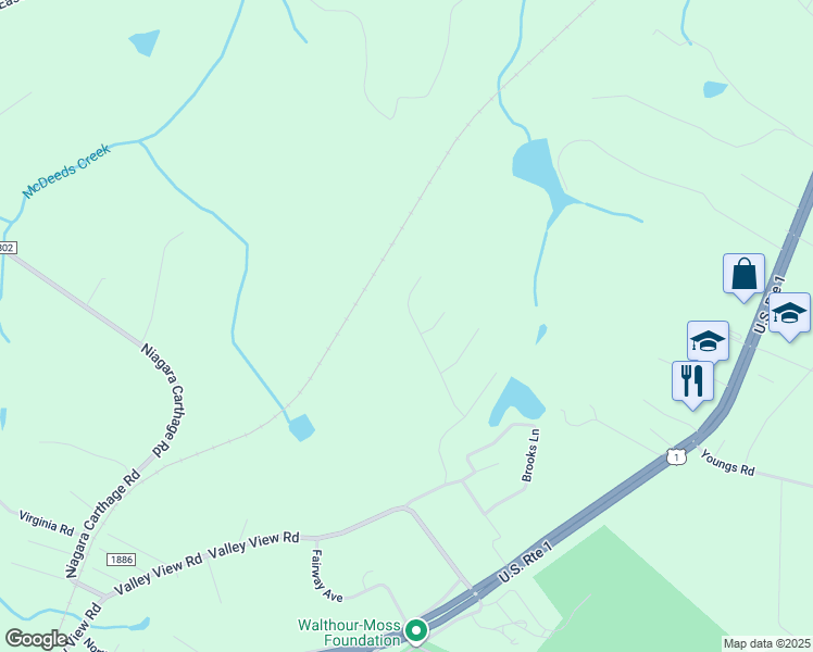 map of restaurants, bars, coffee shops, grocery stores, and more near 215 Horseshoe Drive in Southern Pines