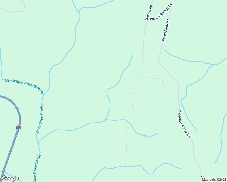 map of restaurants, bars, coffee shops, grocery stores, and more near 3300 Partin Farm Road in South Pittsburg