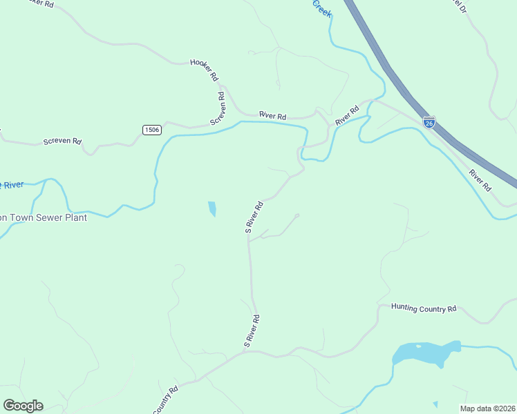 map of restaurants, bars, coffee shops, grocery stores, and more near 166 South River Road in Tryon