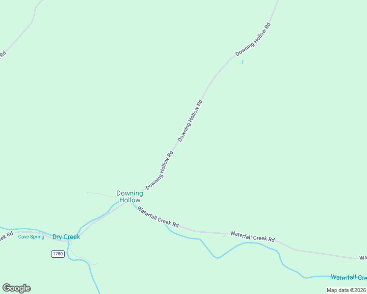 map of restaurants, bars, coffee shops, grocery stores, and more near 1709 Downing Hollow Road in Waynesboro