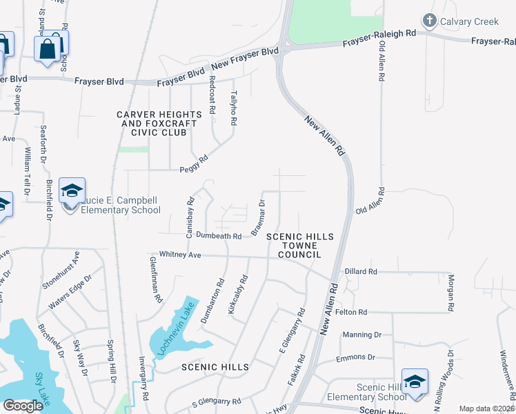 map of restaurants, bars, coffee shops, grocery stores, and more near 3263 Braemar Drive in Memphis