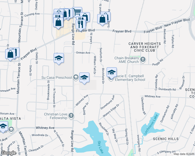 map of restaurants, bars, coffee shops, grocery stores, and more near 2763 William Tell Cove in Memphis