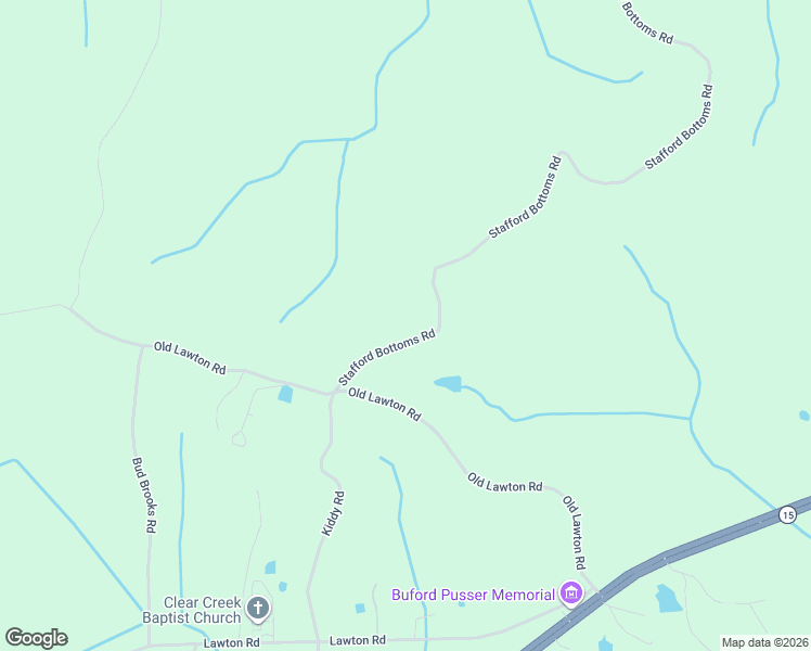 map of restaurants, bars, coffee shops, grocery stores, and more near 150 Stafford Bottoms Road in Adamsville