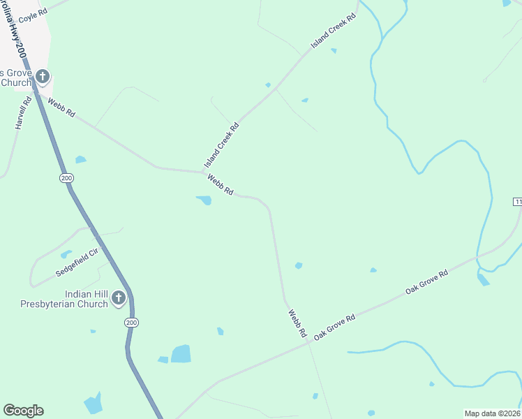 map of restaurants, bars, coffee shops, grocery stores, and more near 9129 Webb Road in Stanfield