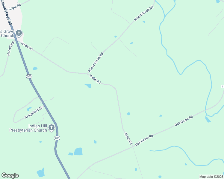 map of restaurants, bars, coffee shops, grocery stores, and more near 9129 Webb Road in Stanfield