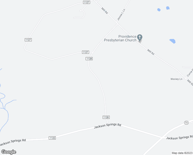 map of restaurants, bars, coffee shops, grocery stores, and more near 504 State Road 1128 in Jackson Springs