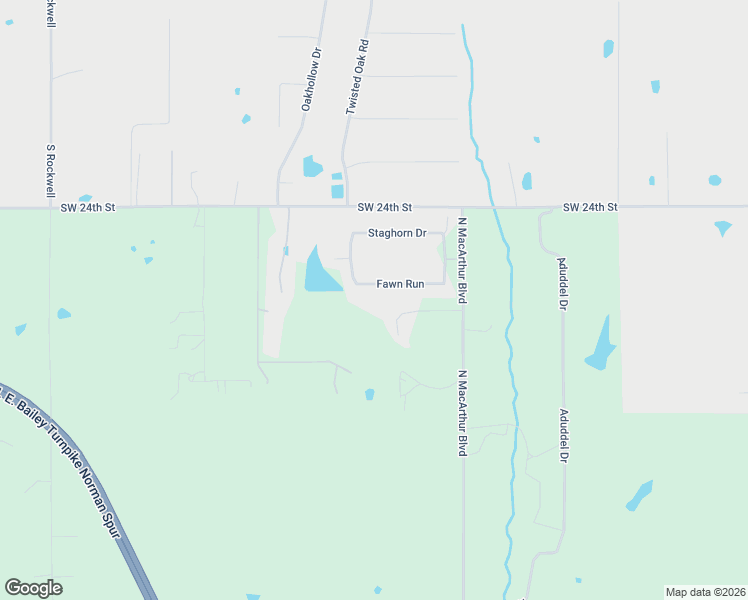 map of restaurants, bars, coffee shops, grocery stores, and more near 3170 Fawn Run in Blanchard