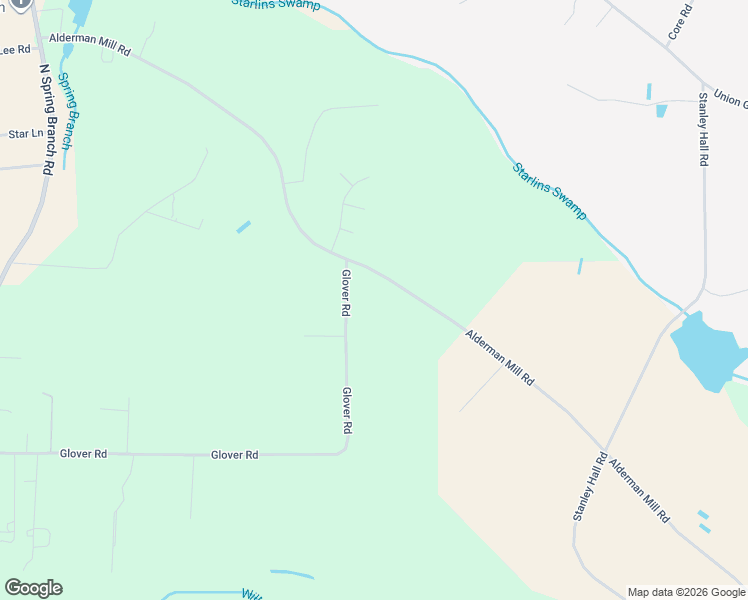 map of restaurants, bars, coffee shops, grocery stores, and more near 1751 Alderman Mill Road in Dunn