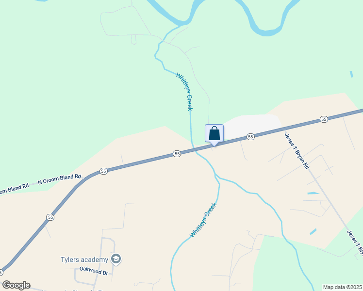 map of restaurants, bars, coffee shops, grocery stores, and more near 3892 North Carolina 55 in Kinston