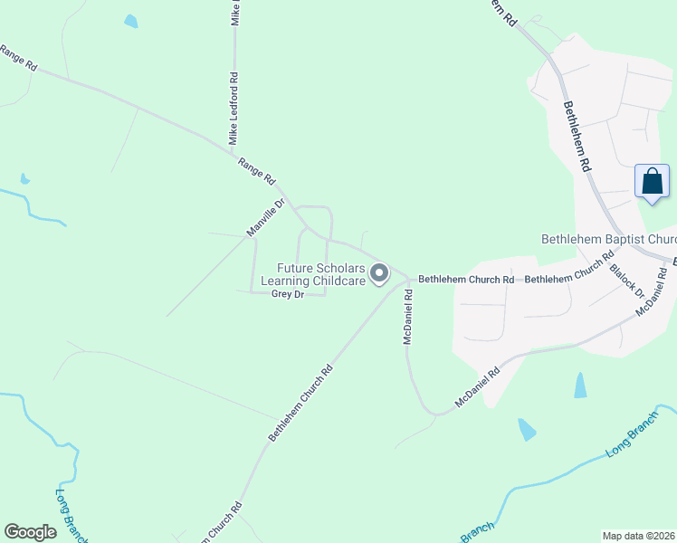 map of restaurants, bars, coffee shops, grocery stores, and more near 409 Greyfield Drive in Kings Mountain