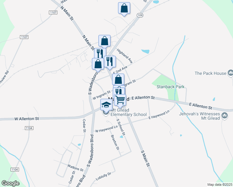 115 North Main Street, Mount Gilead NC Walk Score