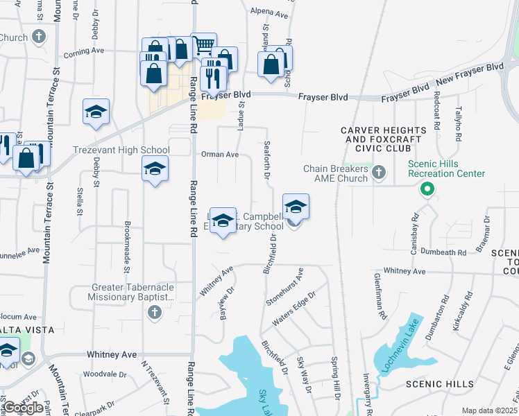 map of restaurants, bars, coffee shops, grocery stores, and more near 2763 William Tell Cove in Memphis