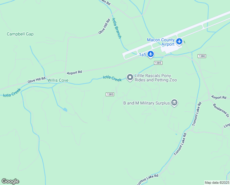 map of restaurants, bars, coffee shops, grocery stores, and more near 81 Haughton Williams Road in Franklin
