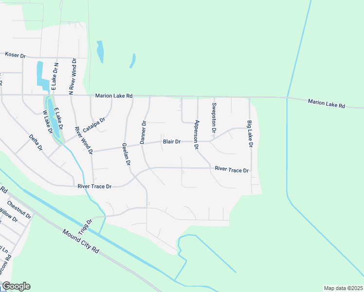 map of restaurants, bars, coffee shops, grocery stores, and more near 236 Blair Drive in Marion