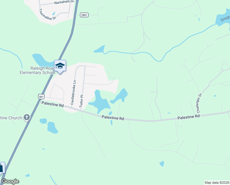 map of restaurants, bars, coffee shops, grocery stores, and more near 497 Palestine Road in Linden