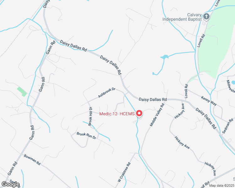 map of restaurants, bars, coffee shops, grocery stores, and more near 820 Ashbrook Drive in Soddy-Daisy