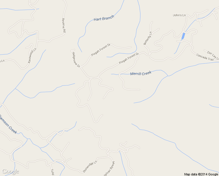 map of restaurants, bars, coffee shops, grocery stores, and more near 175 McDonald Ct in Pisgah Forest