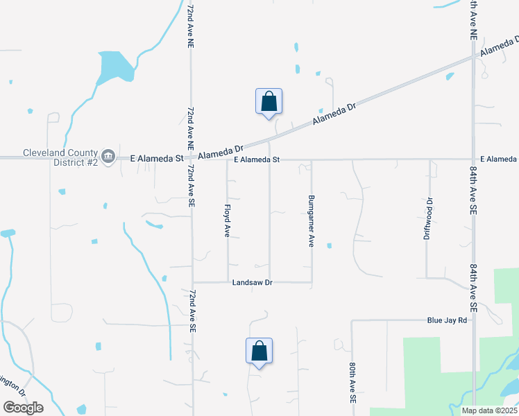 map of restaurants, bars, coffee shops, grocery stores, and more near 222 Oliphant Avenue in Norman