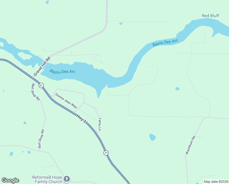 map of restaurants, bars, coffee shops, grocery stores, and more near 119 Tree Lakes Road in Searcy