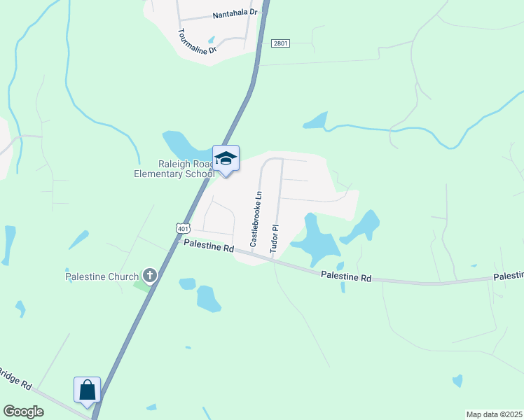 map of restaurants, bars, coffee shops, grocery stores, and more near 6132 Castlebrooke Lane in Linden