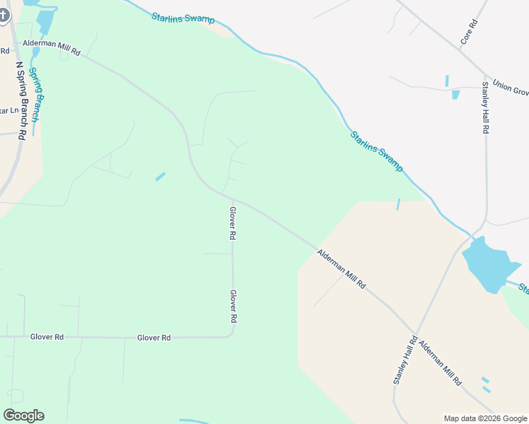 map of restaurants, bars, coffee shops, grocery stores, and more near 1751 Alderman Mill Road in Dunn