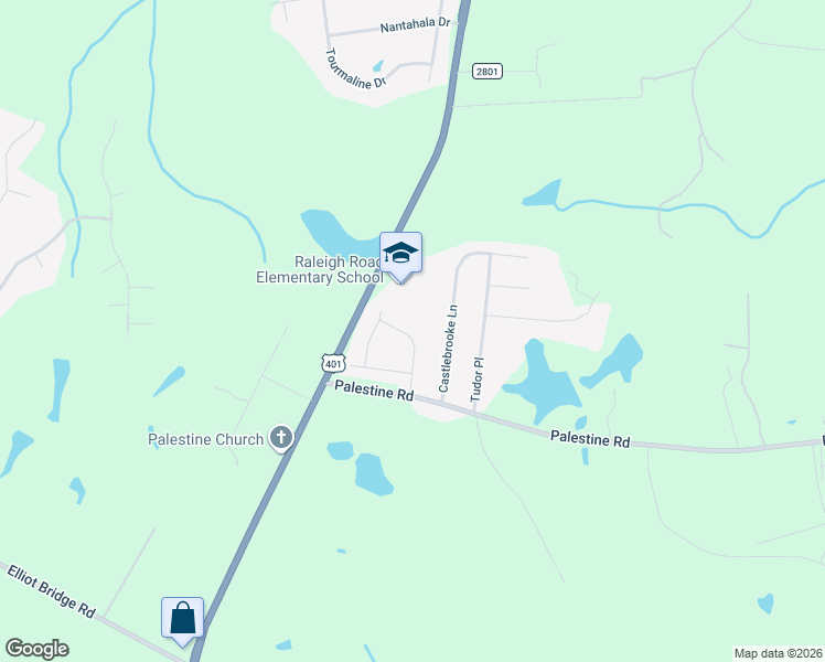 map of restaurants, bars, coffee shops, grocery stores, and more near 194 Palestine Road in Linden