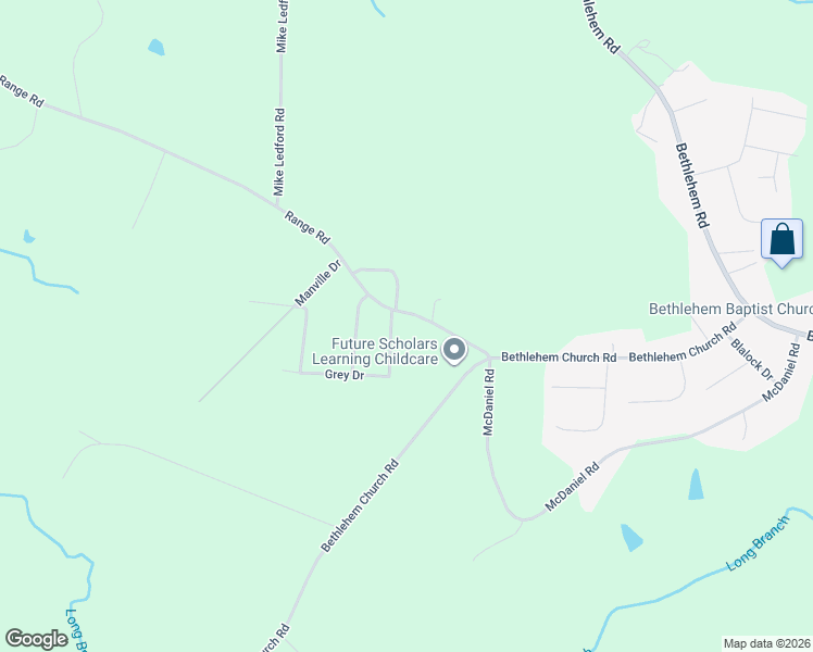 map of restaurants, bars, coffee shops, grocery stores, and more near 409 Greyfield Drive in Kings Mountain