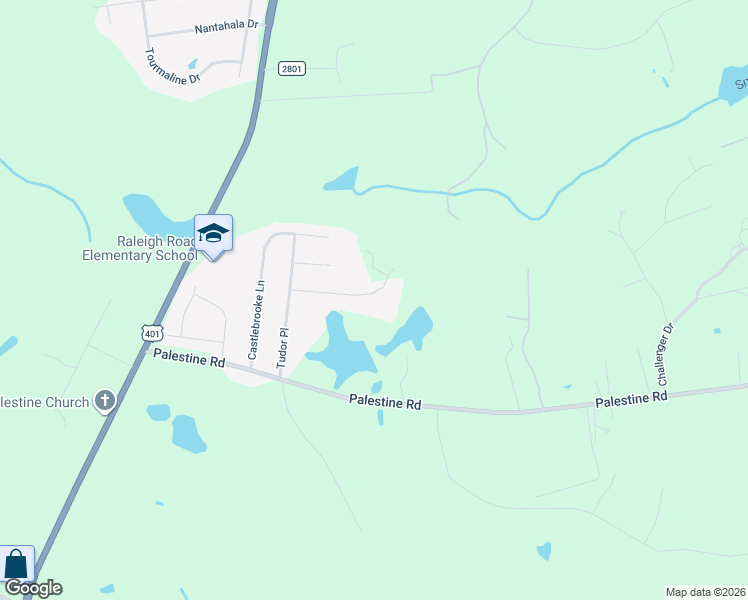 map of restaurants, bars, coffee shops, grocery stores, and more near 497 Palestine Road in Linden