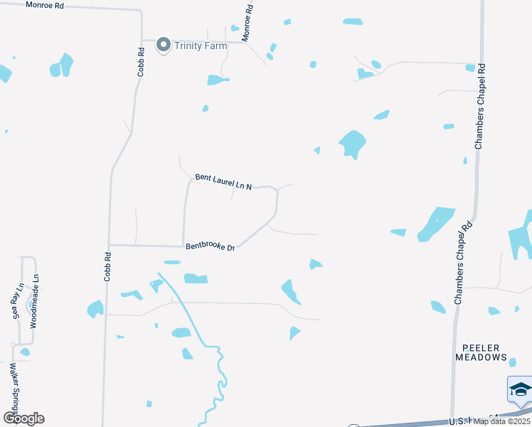 map of restaurants, bars, coffee shops, grocery stores, and more near 10580 Bentbrooke Drive in Lakeland
