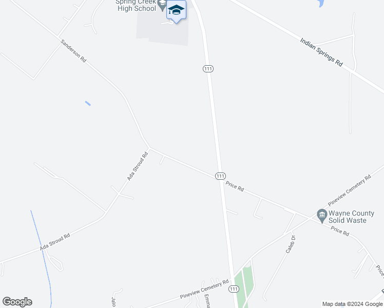 map of restaurants, bars, coffee shops, grocery stores, and more near 661 Sanderson Road in Seven Springs