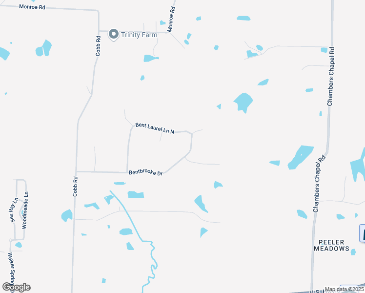 map of restaurants, bars, coffee shops, grocery stores, and more near 10580 Bentbrooke Drive in Lakeland